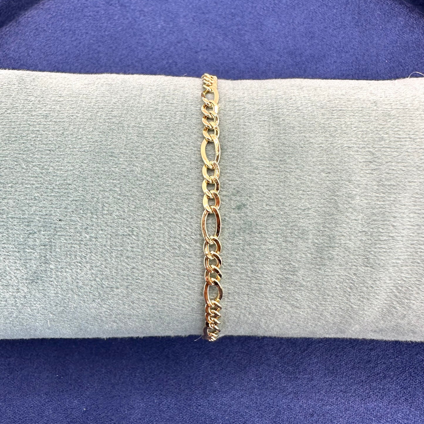 18k solid gold unisex bracelet