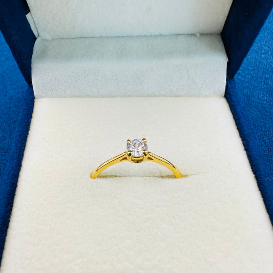22k solid gold ring - 916 UK hallmarked.