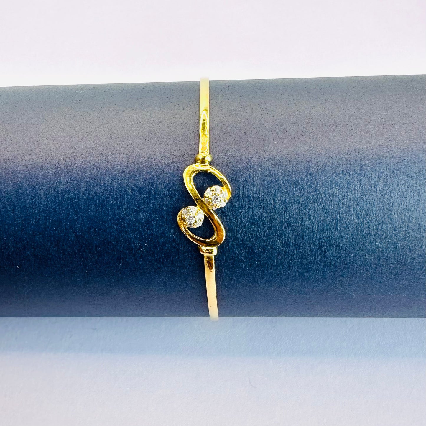 22k solid gold small baby bracelet/ baby bangle