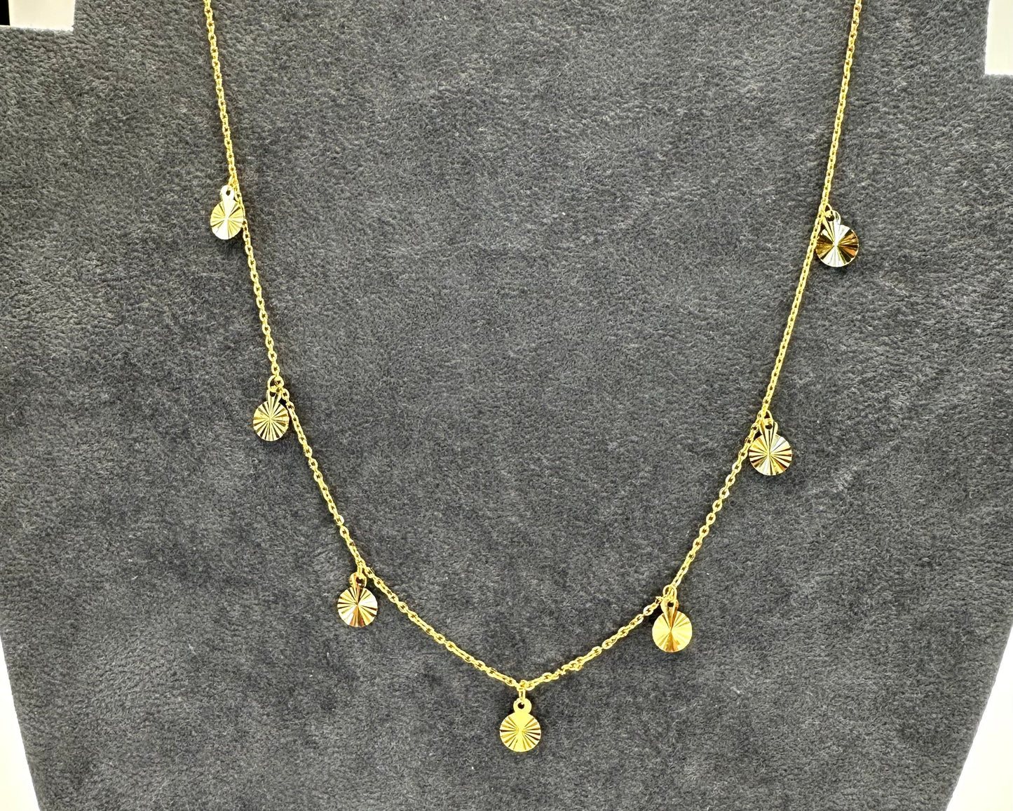 22k solid gold designer necklace