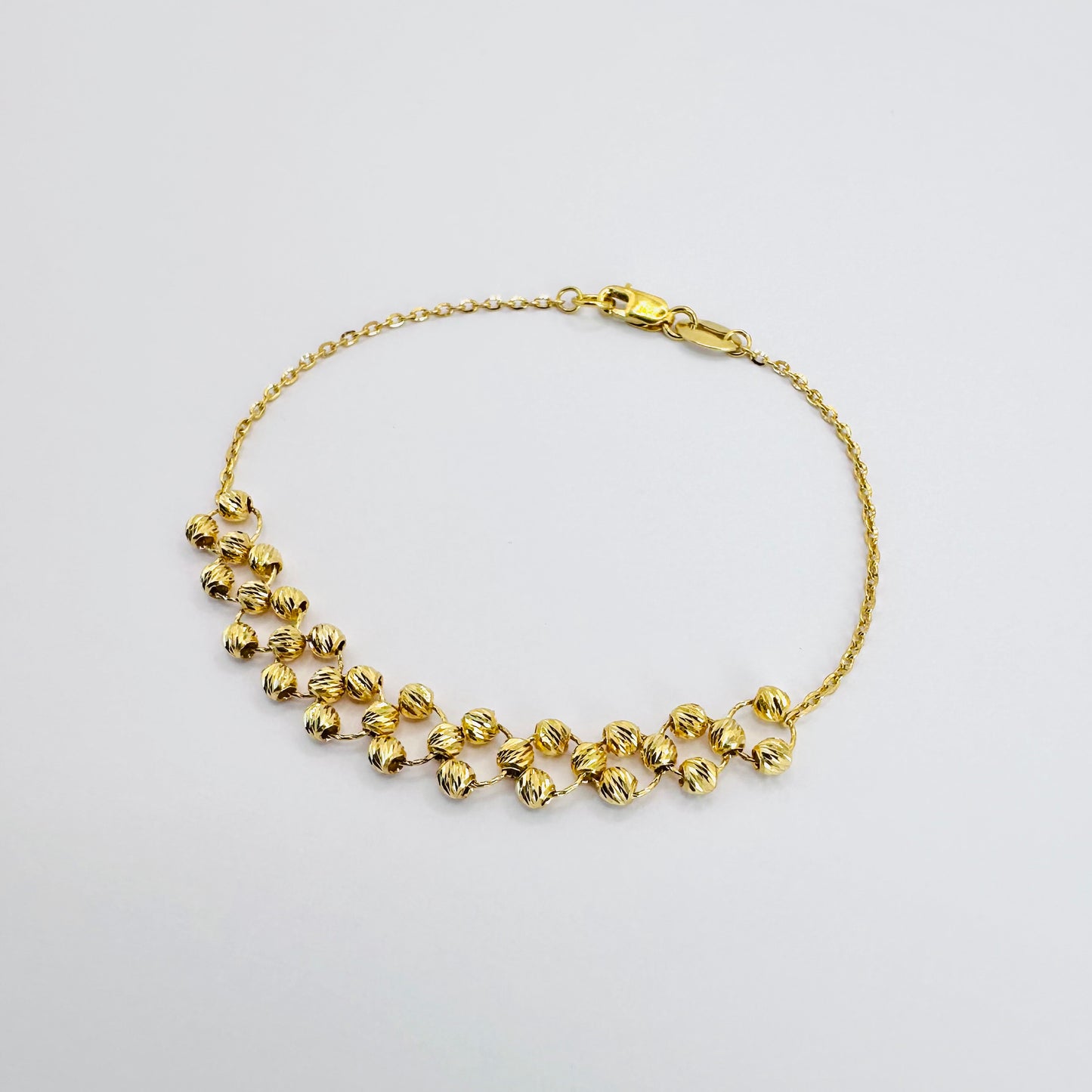 22k solid gold everyday bracelet