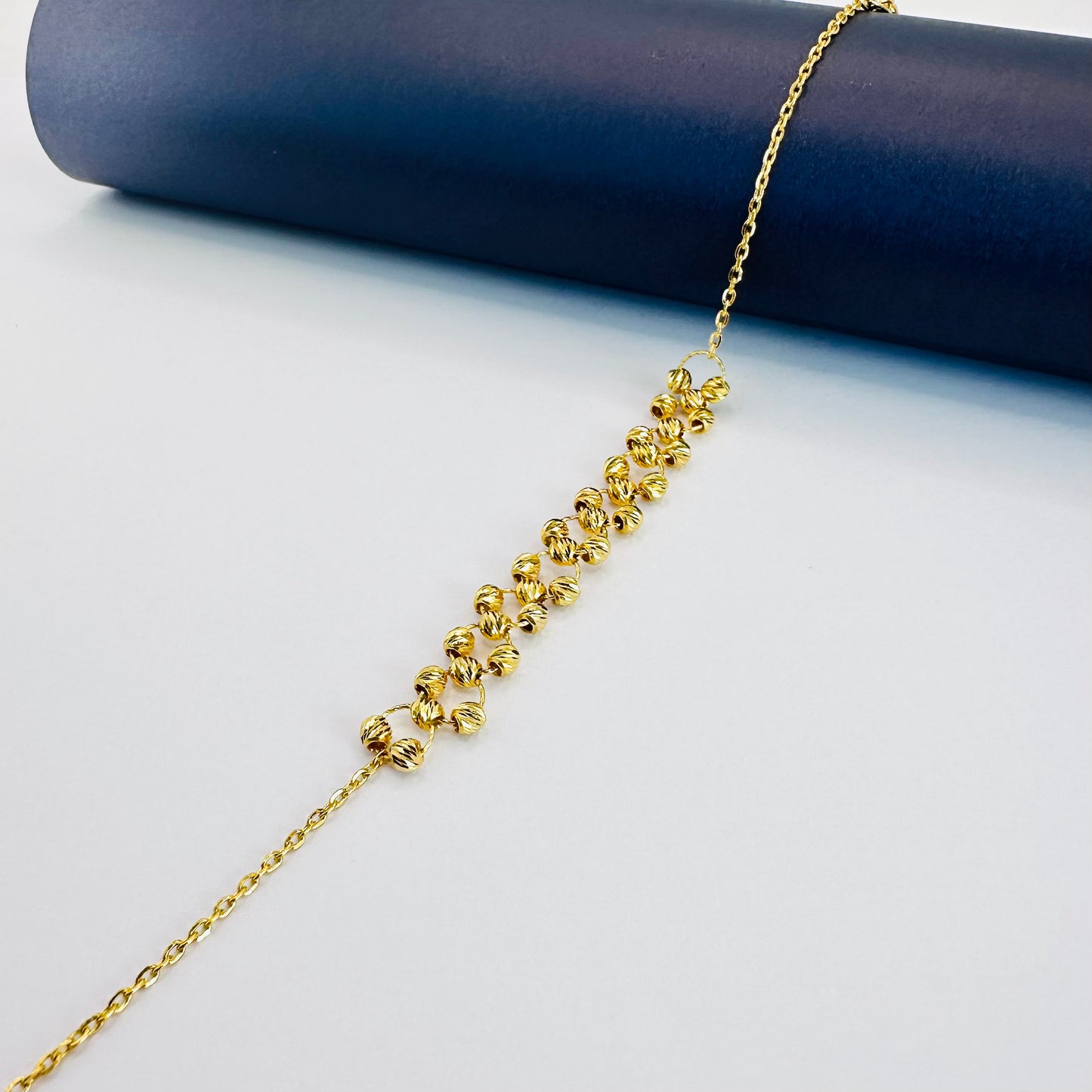22k solid gold everyday bracelet