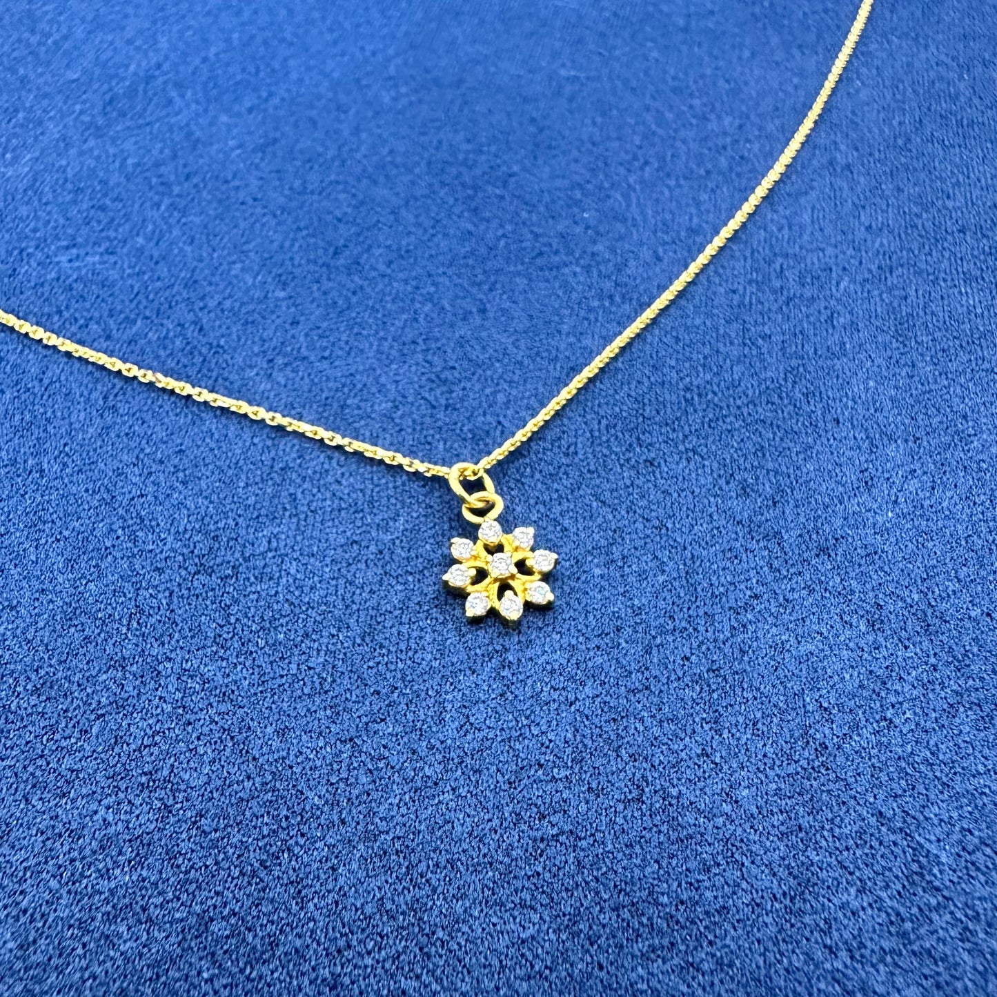 22k solid gold designer necklace