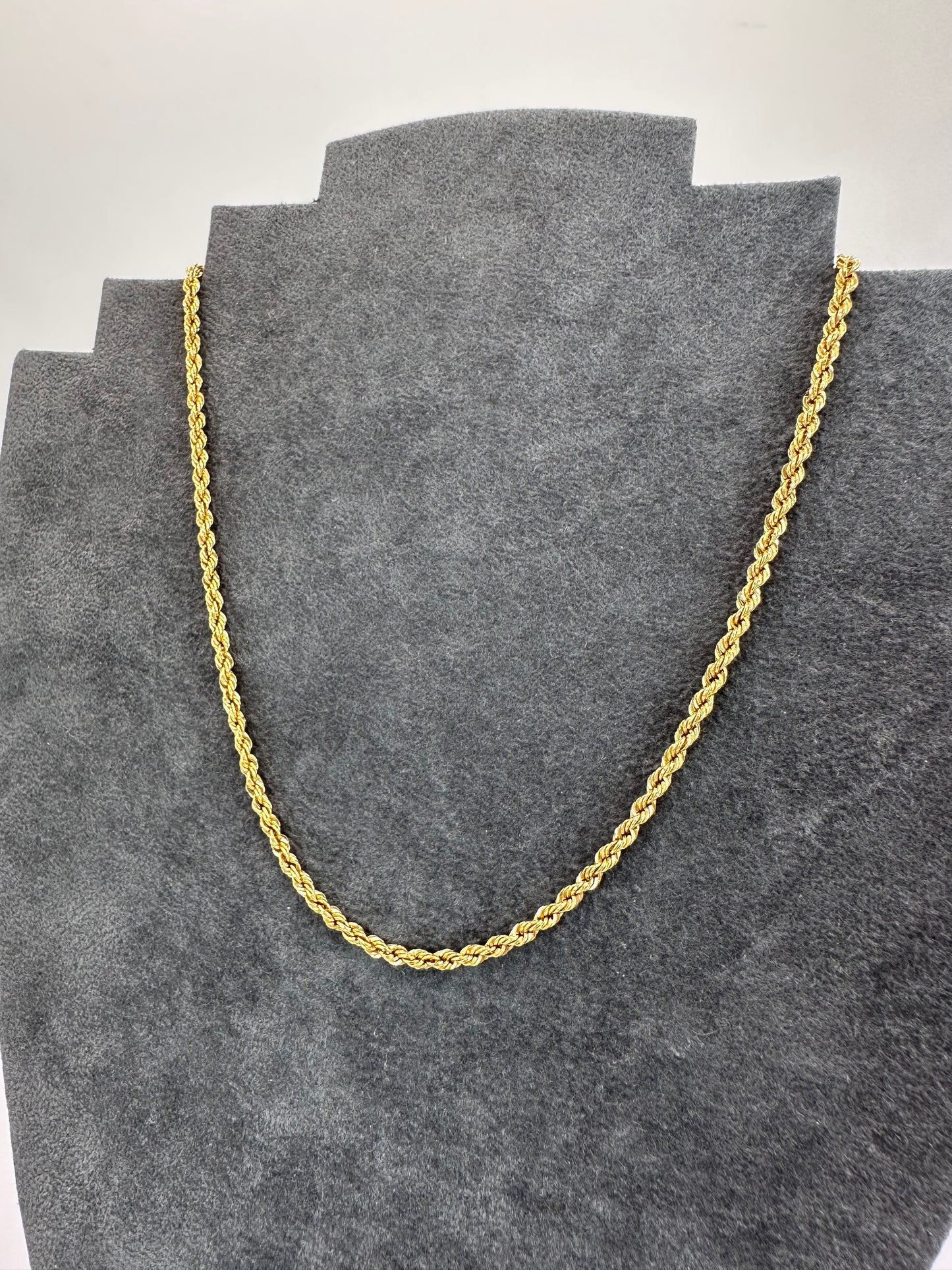 18k rope chain