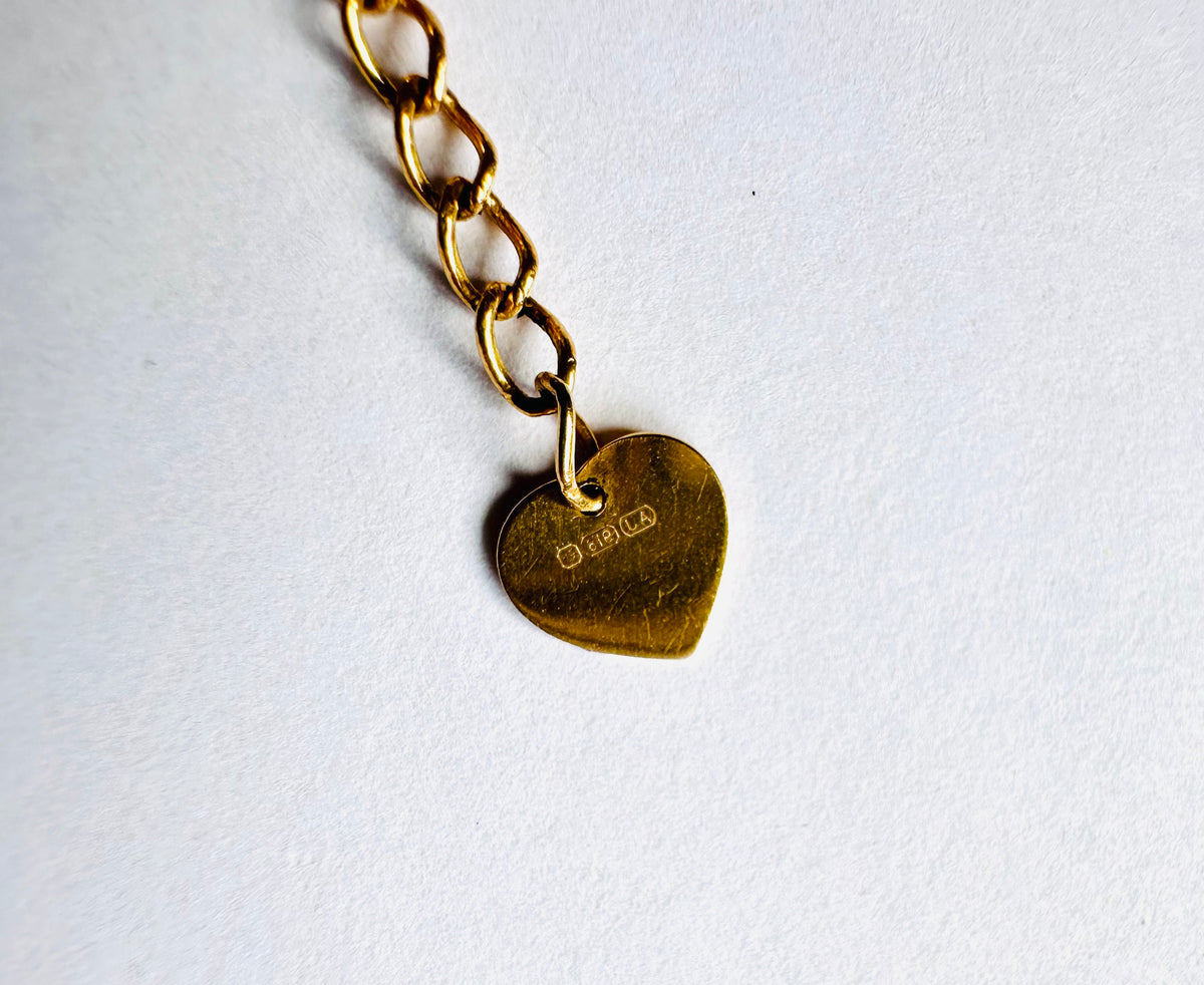 22k solid gold bracelet with flower motif design