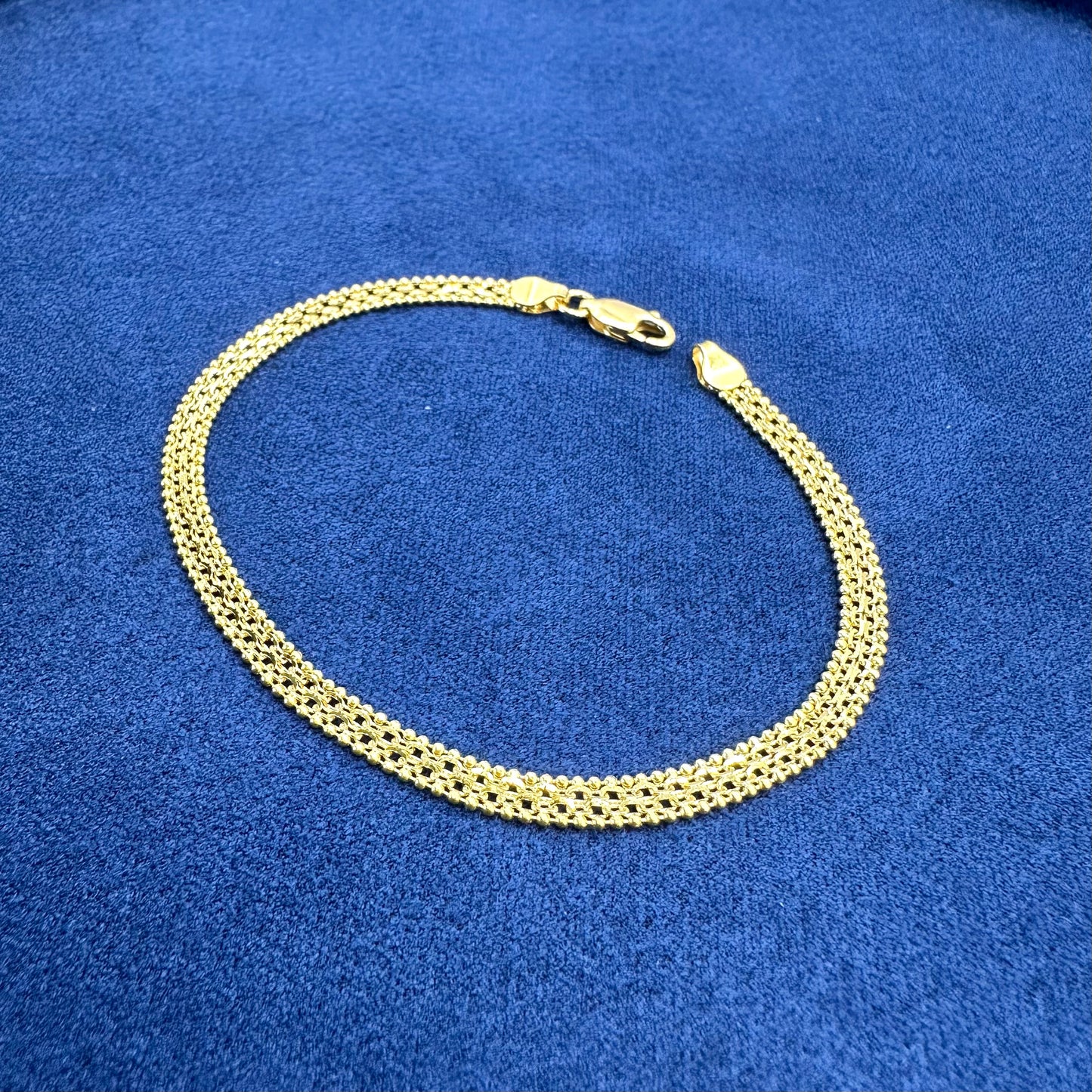 22k solid gold everyday bracelet