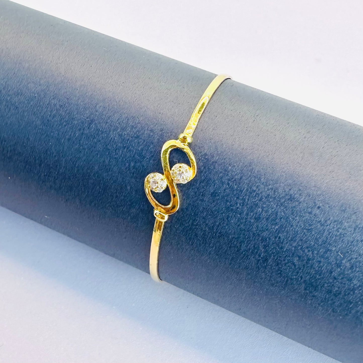 22k solid gold small baby bracelet/ baby bangle
