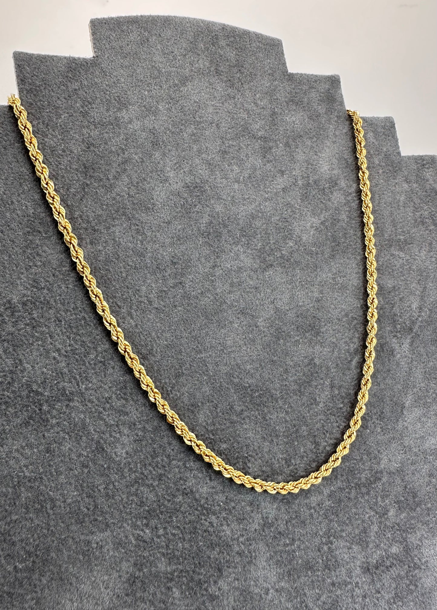 18k rope chain