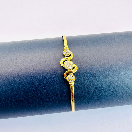 22k solid gold small baby bracelet/ baby bangle