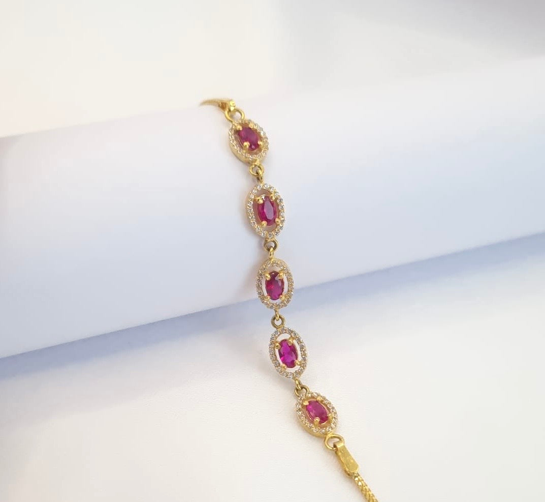 22k solid gold designer bracelet