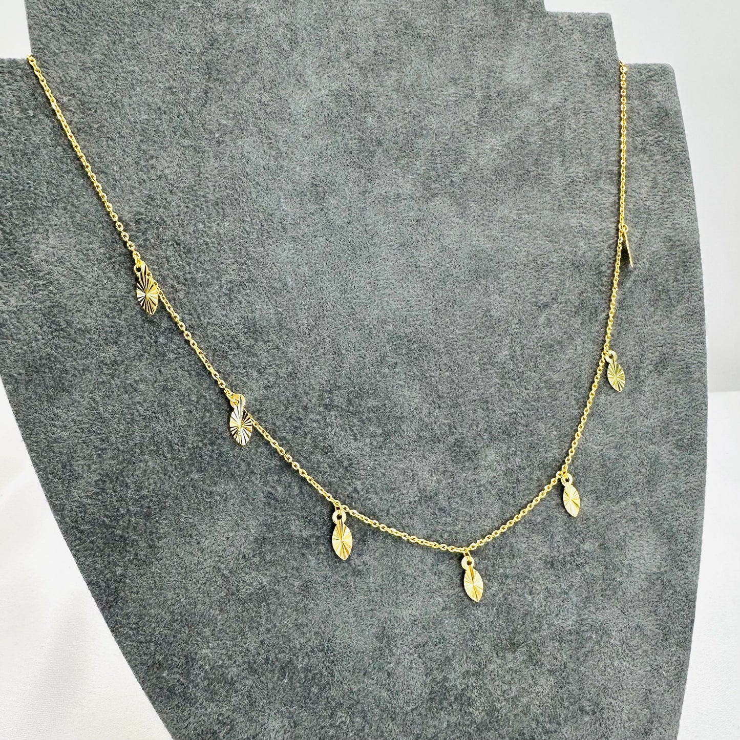 22k solid gold designer necklace