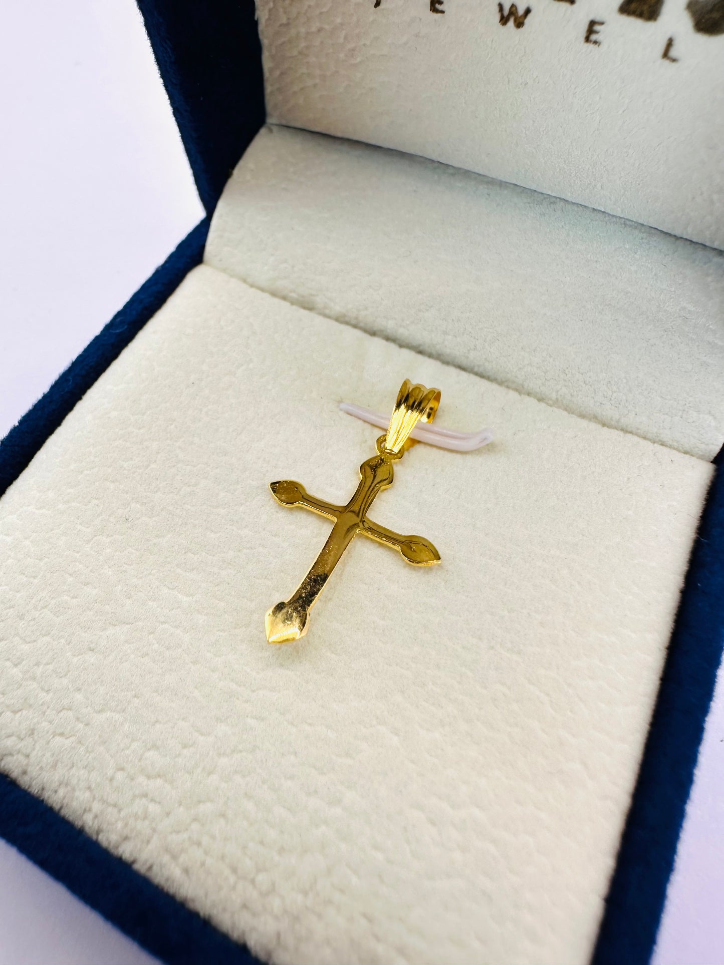 22k solid gold cross