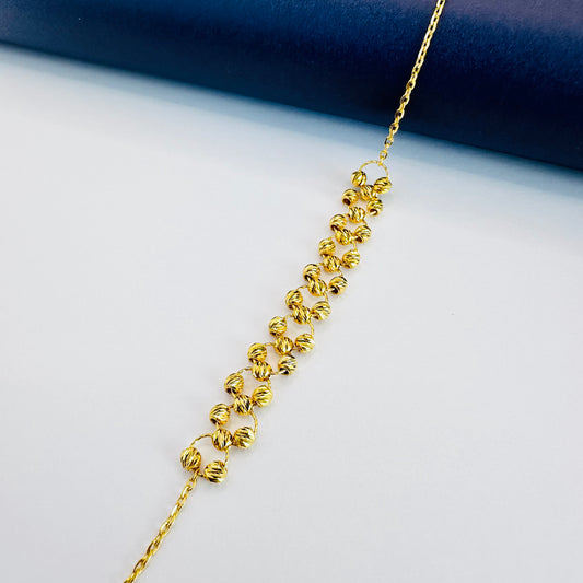 22k solid gold everyday bracelet
