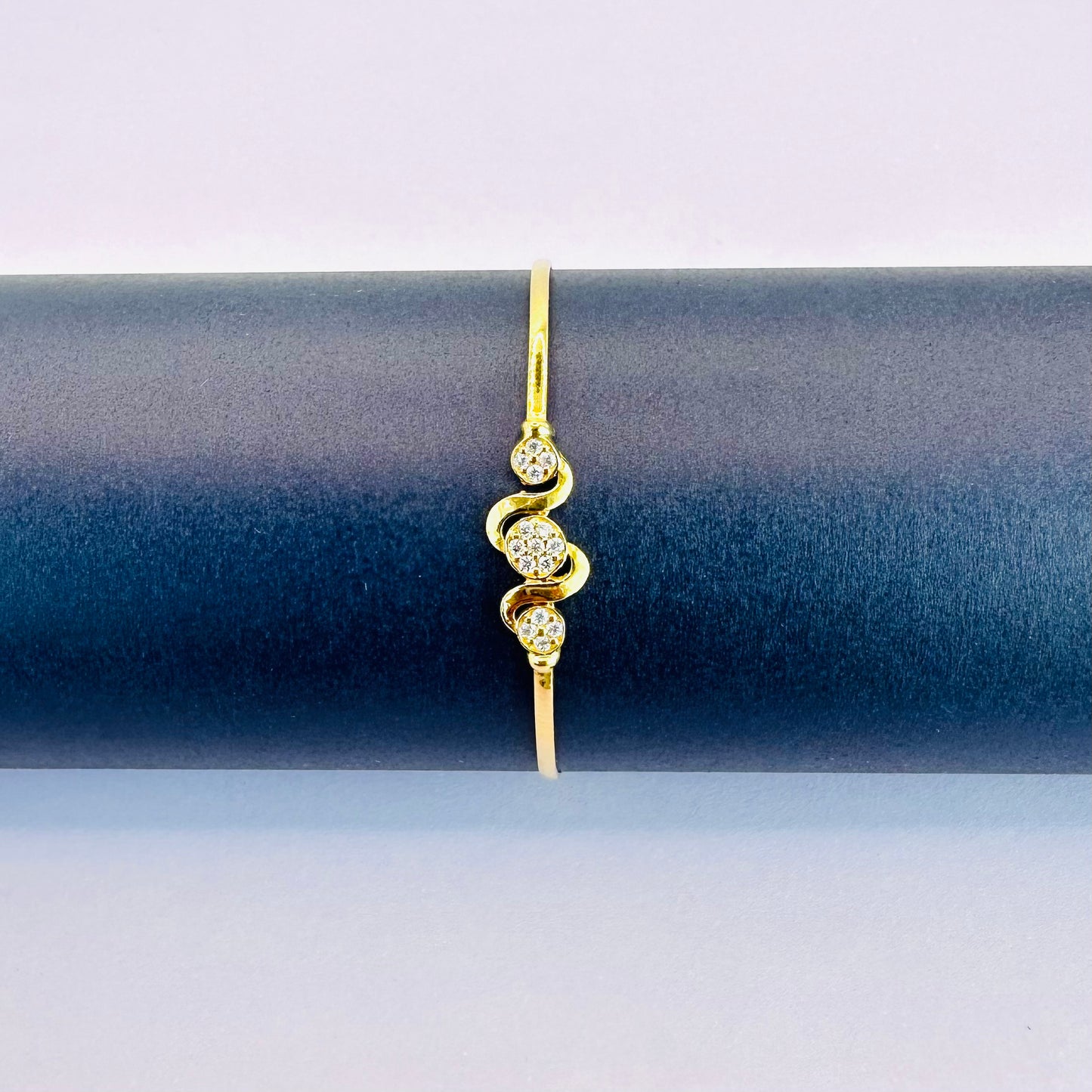 22k solid gold small baby bracelet/ baby bangle