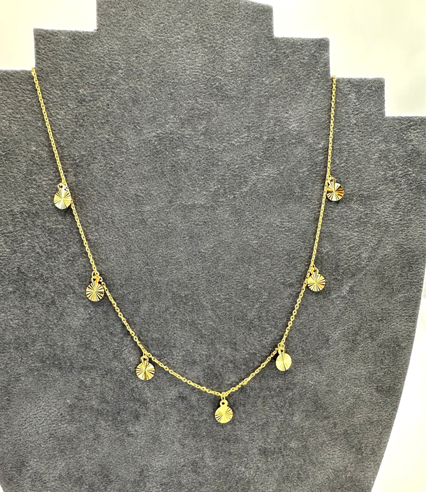 22k solid gold designer necklace
