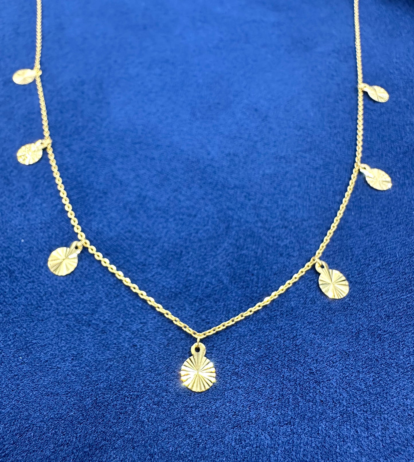 22k solid gold designer necklace