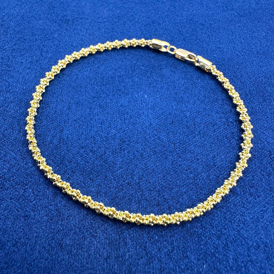 22k Solid Gold cluster Bracelet