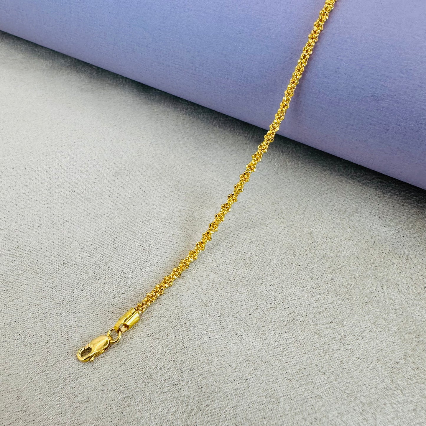 22k Solid Gold cluster Bracelet