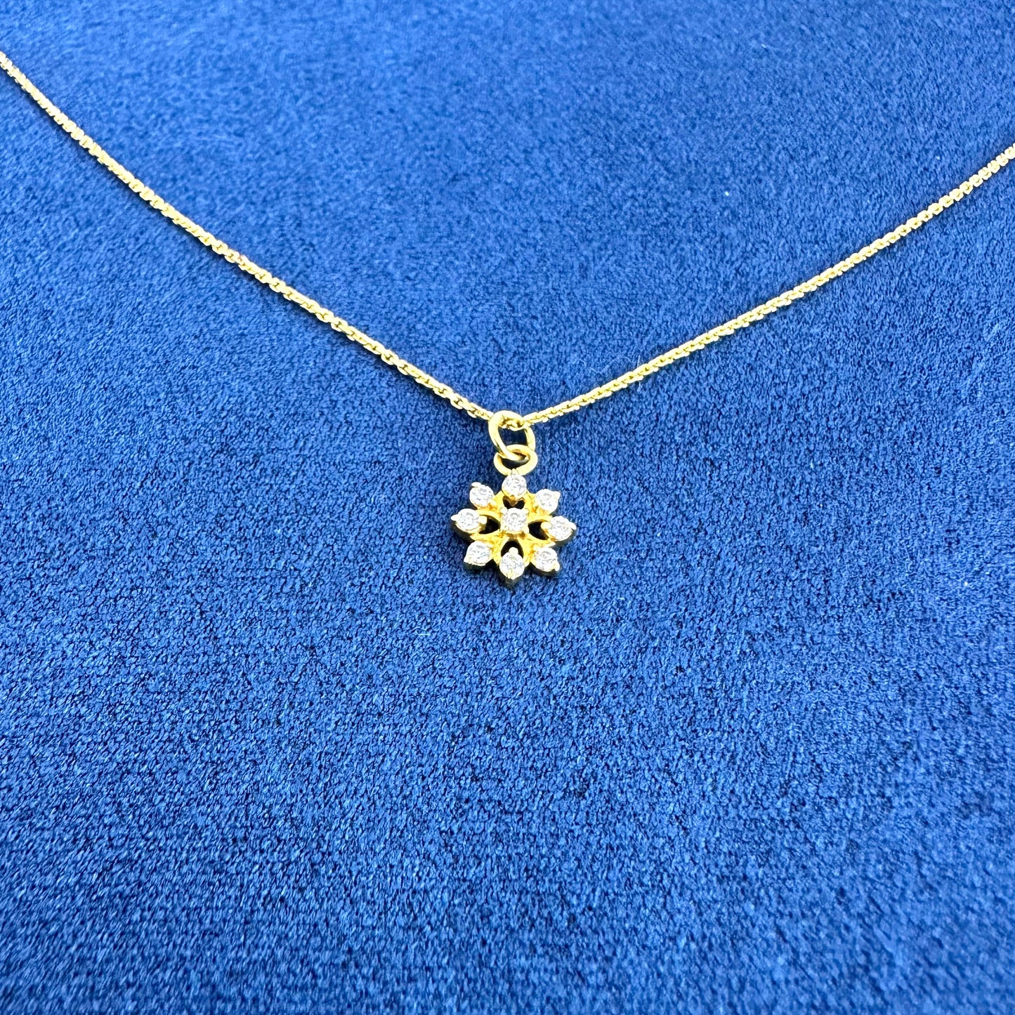 22k solid gold designer necklace