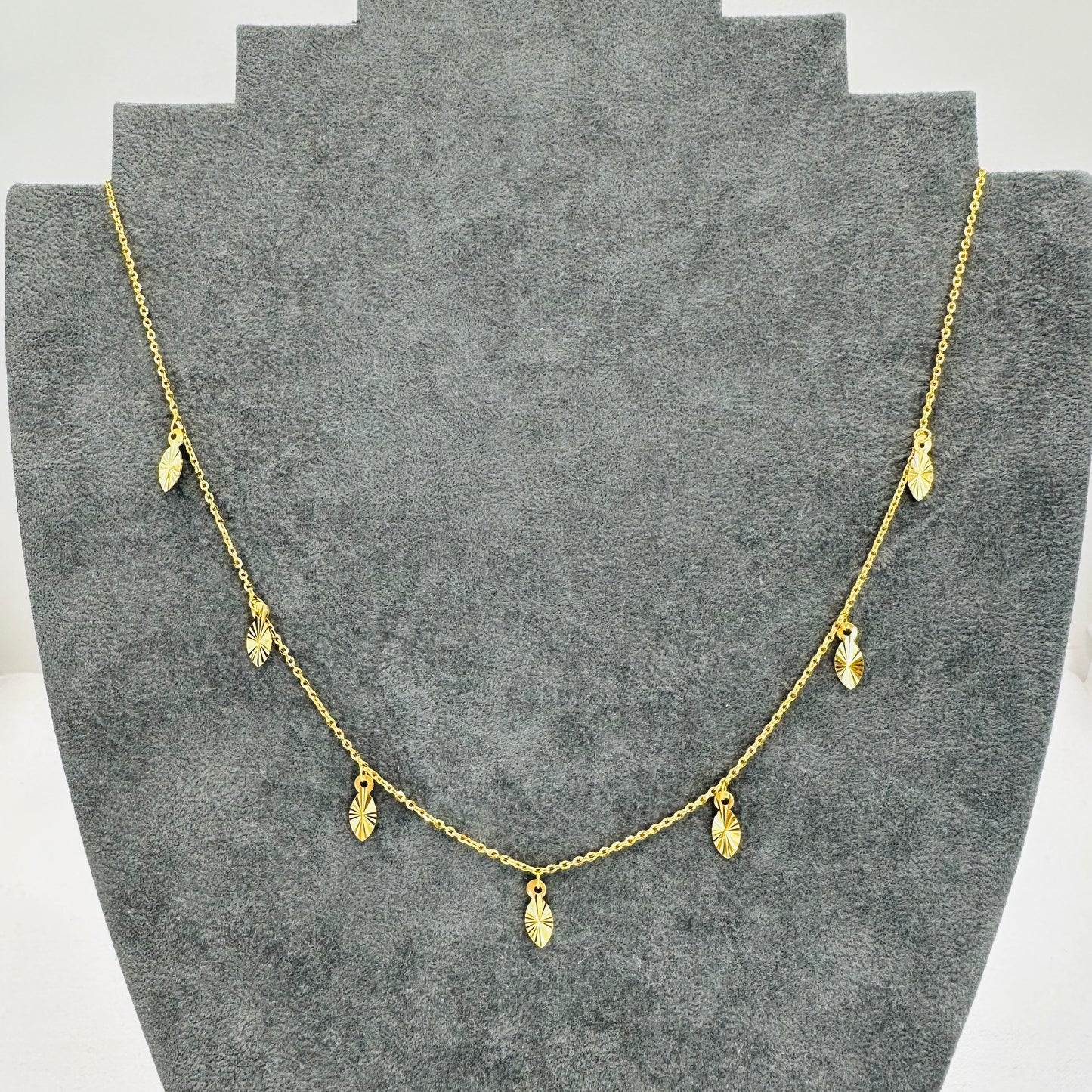 22k solid gold designer necklace