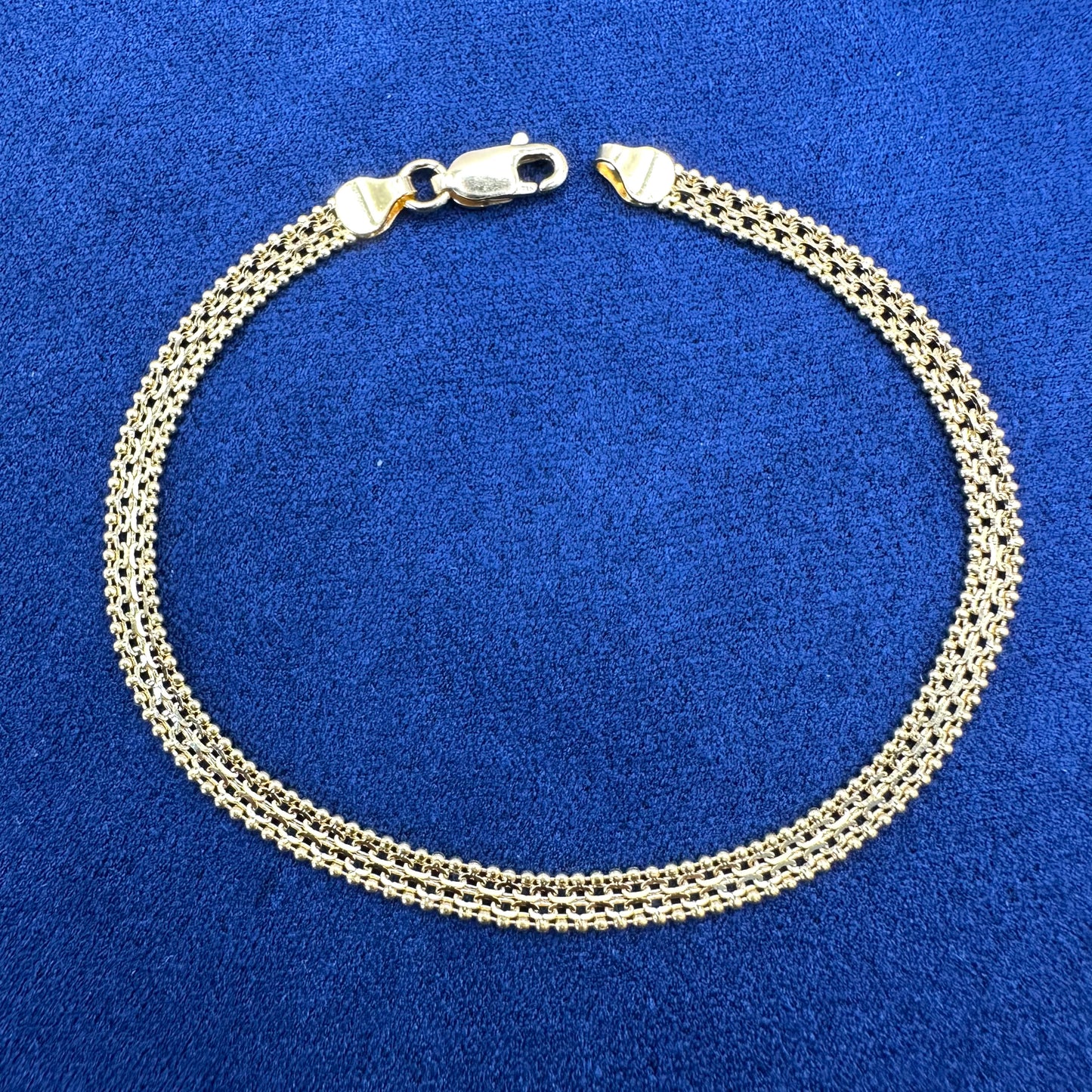 22k solid gold everyday bracelet