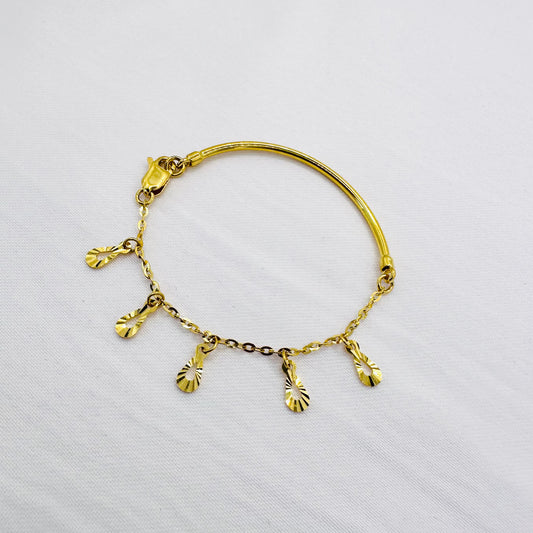 22k solid gold baby/toddlers bracelet