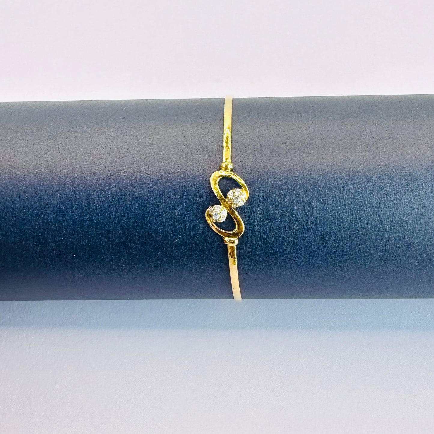22k solid gold small baby bracelet/ baby bangle