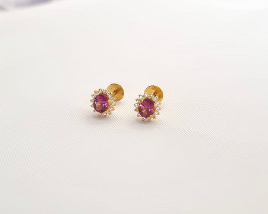 22k solid gold earrings
