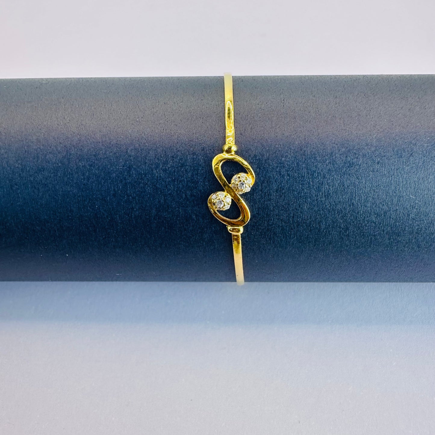 22k solid gold small baby bracelet/ baby bangle