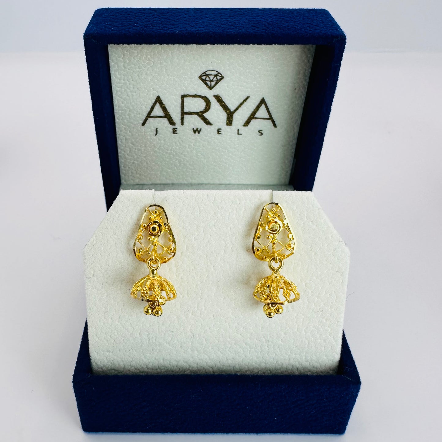 22k solid gold Jimiki Kammal / Jhumka Earrings