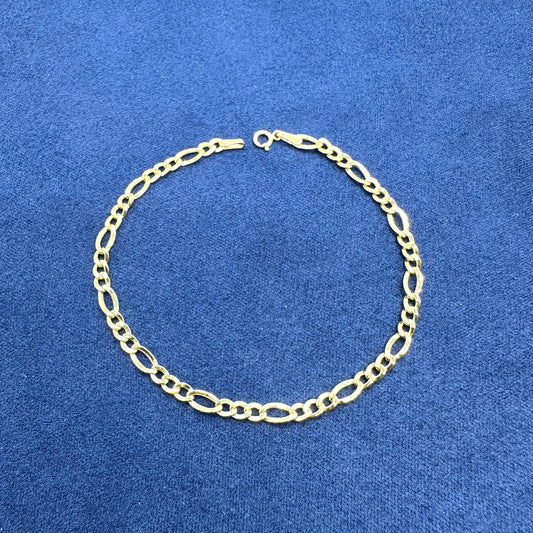 18k solid gold unisex bracelet