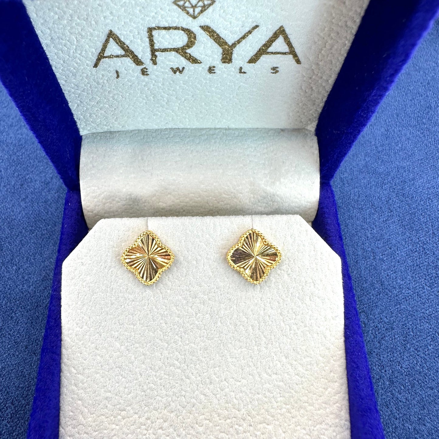 22k solid gold earrings