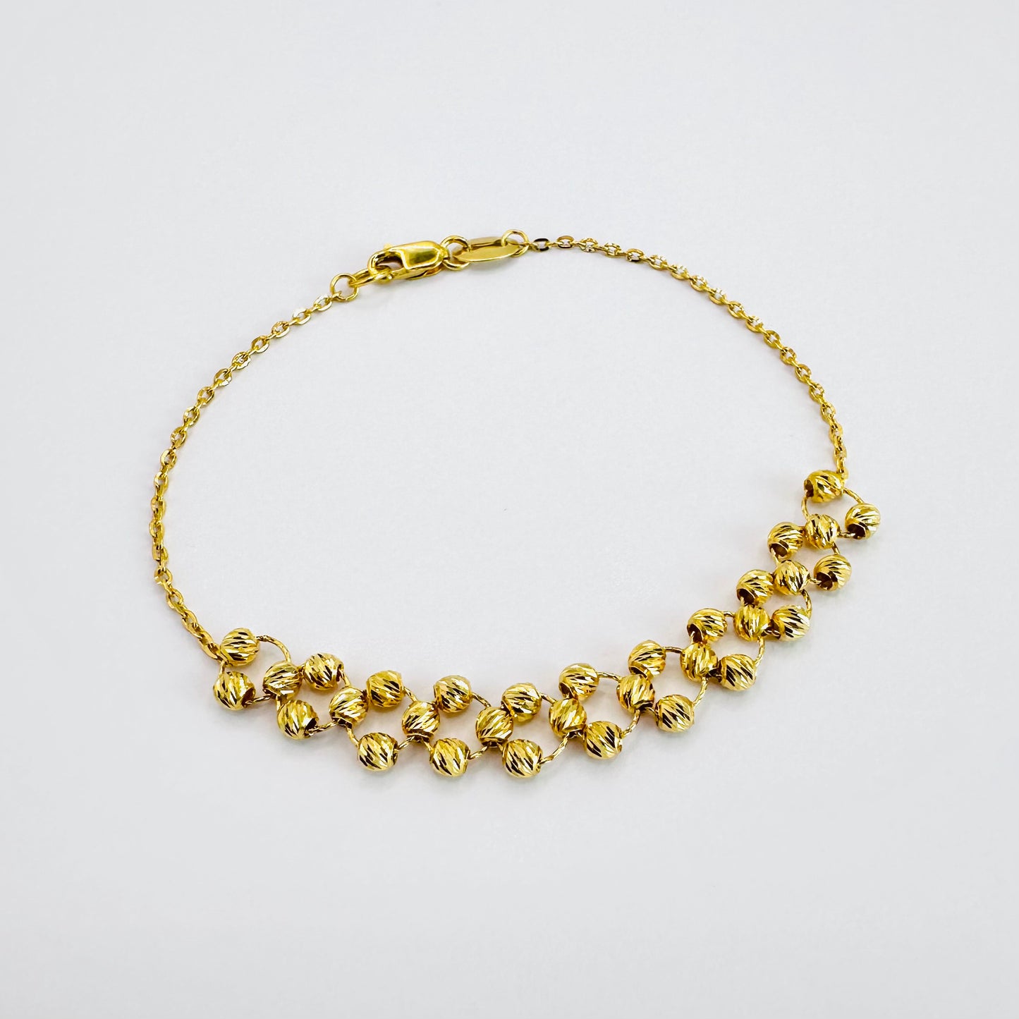 22k solid gold everyday bracelet